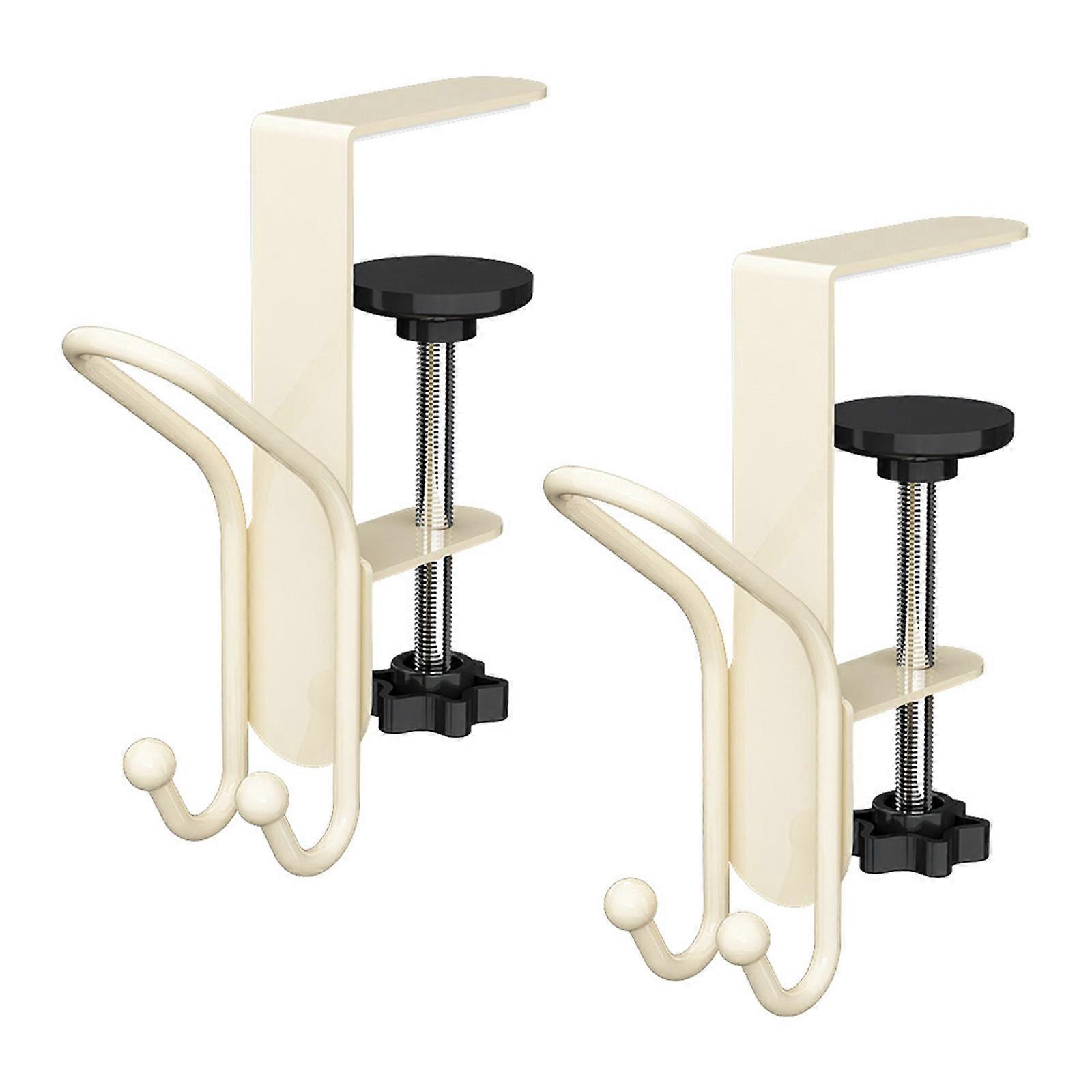 Multiple Purpose Iron Hook For Firepit Decorations Pack Storage Rustproof Unequipped Required  Milk white