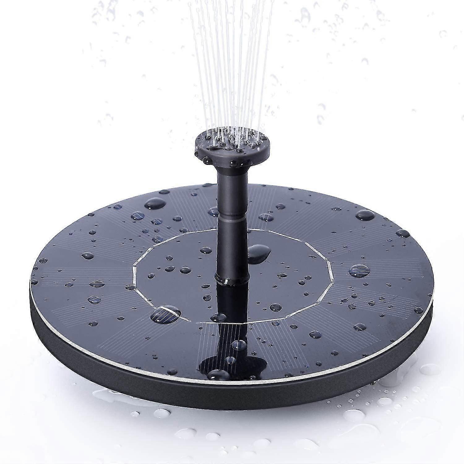 Solfontänpump Solvattenpump Solvattenpump för fågelbad