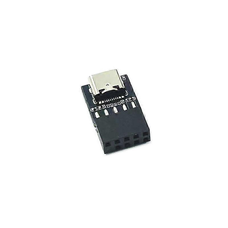 USB 2.0 9-Pin to Type-C Female PC Adapter