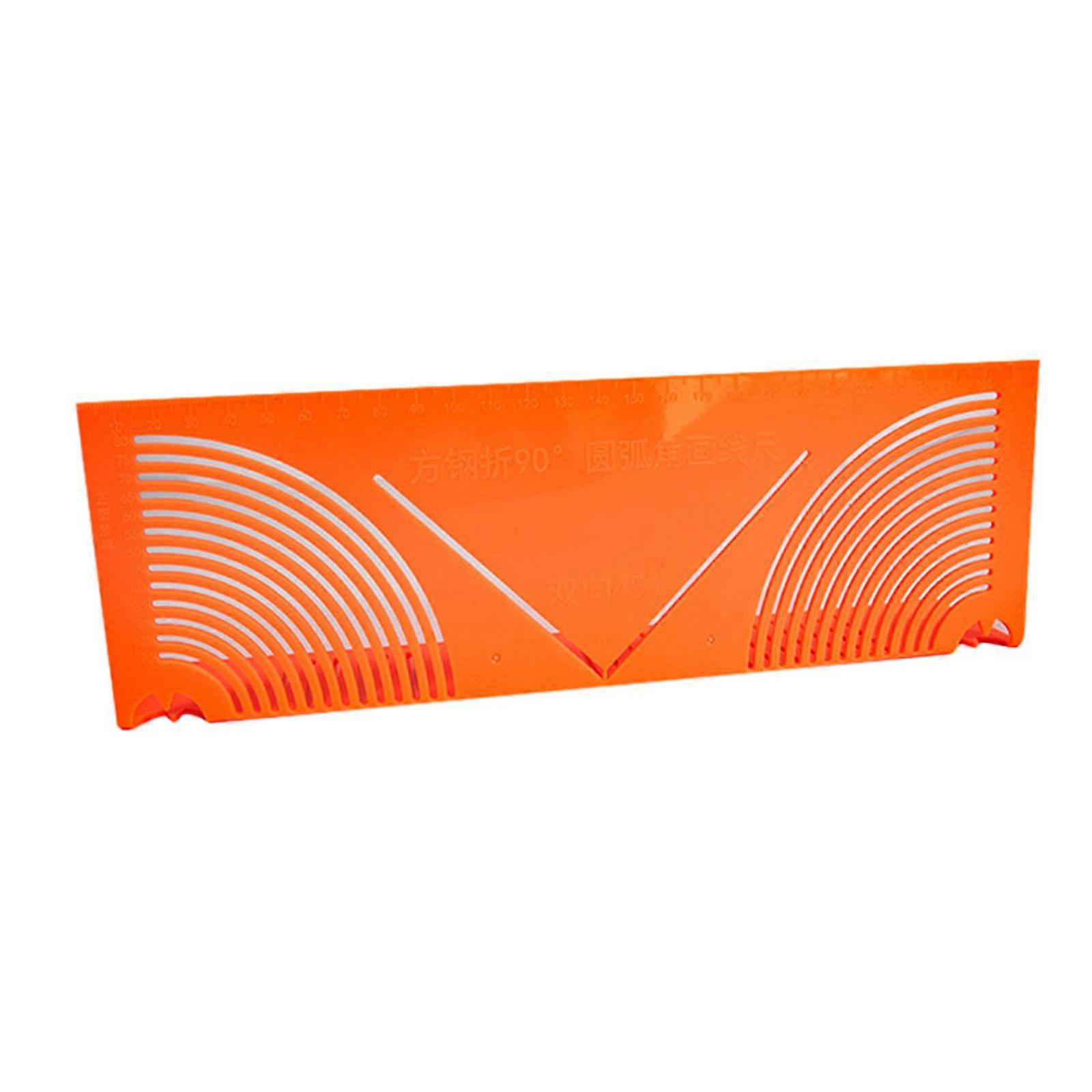 Precise Angled and Arcs Measuring Tool for Versatility Use In Building Furniture Making Precise Line Drawing Tool Multicolor