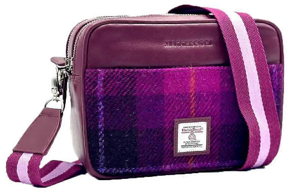 Maccessori Harris Tweed Camera Bag - Purple