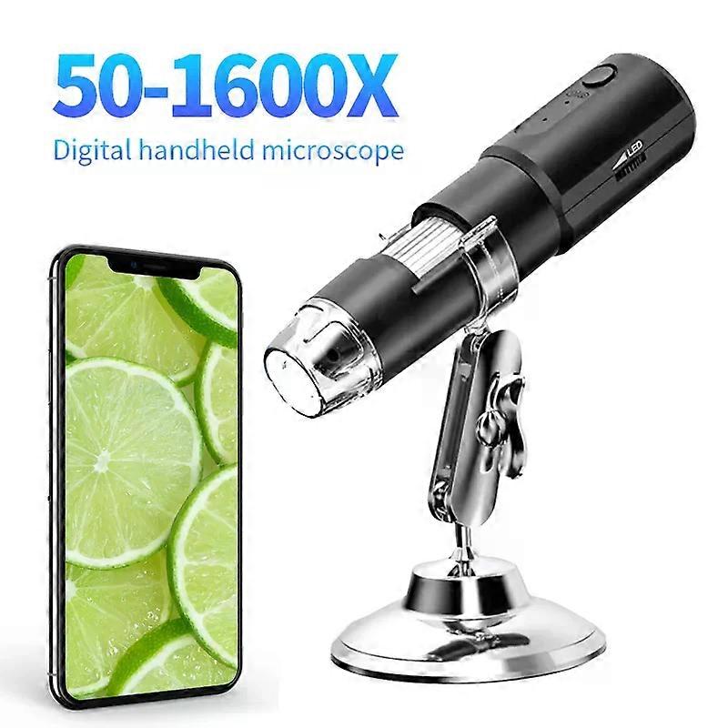 Digital Microscope Wireless Pocket Handheld USB Microscopes 1000X Zoom Fixed Focus HD Magnifier with LED For iPhone Android PC