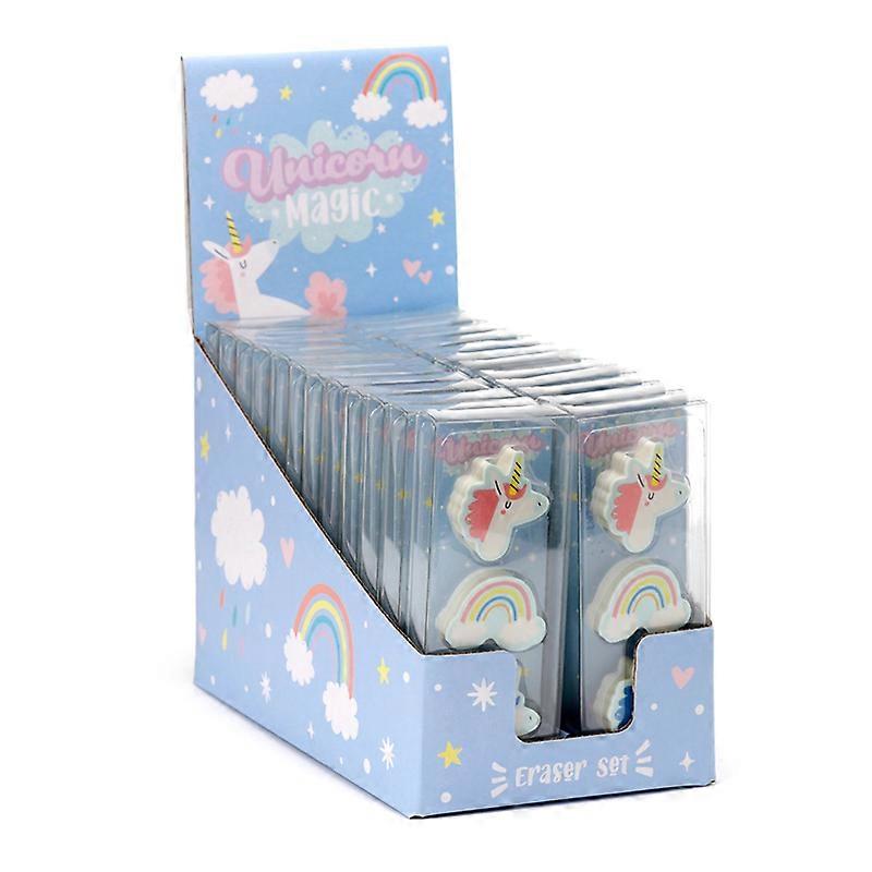 viskelær 3 stykke sett - Unicorn Magic 1 Pack