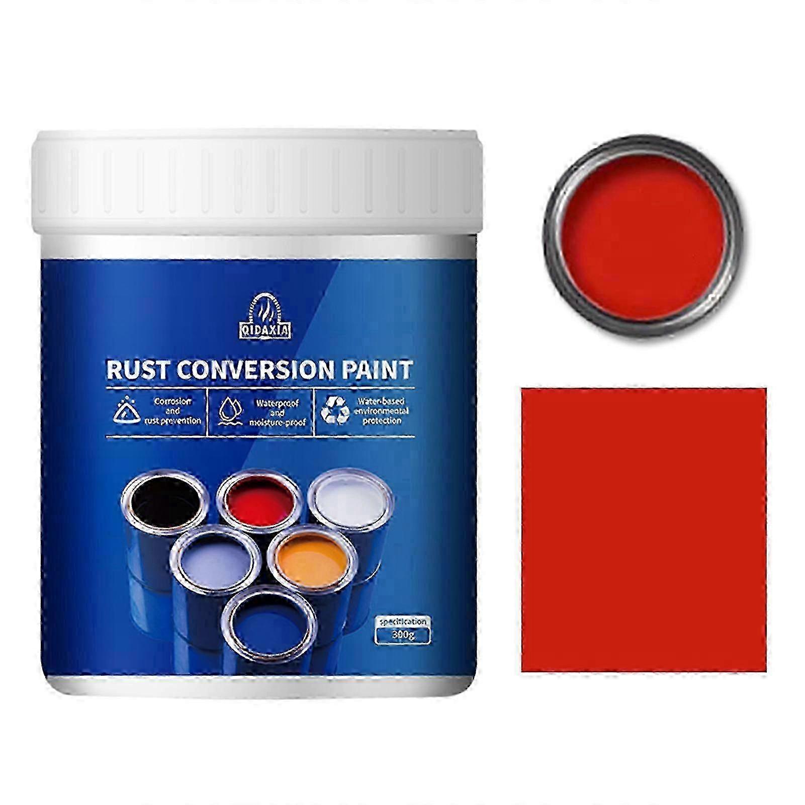 Weatherproof Rust-Conversion Paint for Metals: Water-Based Industrial Anti-Rust Coating with Rust Conversion Technology