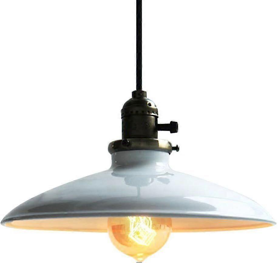 Hanging Light Industrial Retro Pendant Light Vintage E27 With Switch Height Adjustable Rustic Metal