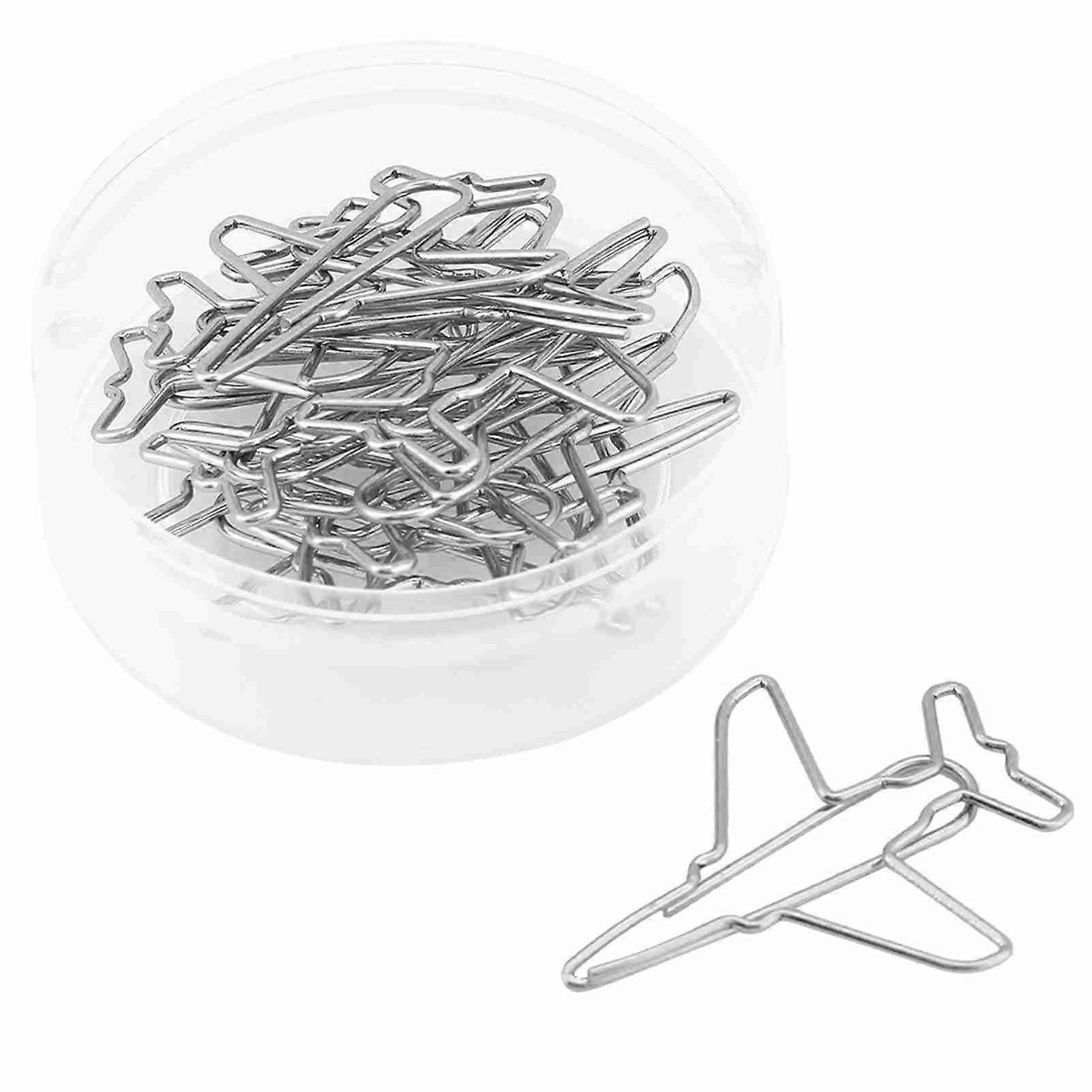 10 Airplane Clips, Bookmarks, Document Organizer, Stationery Accessories