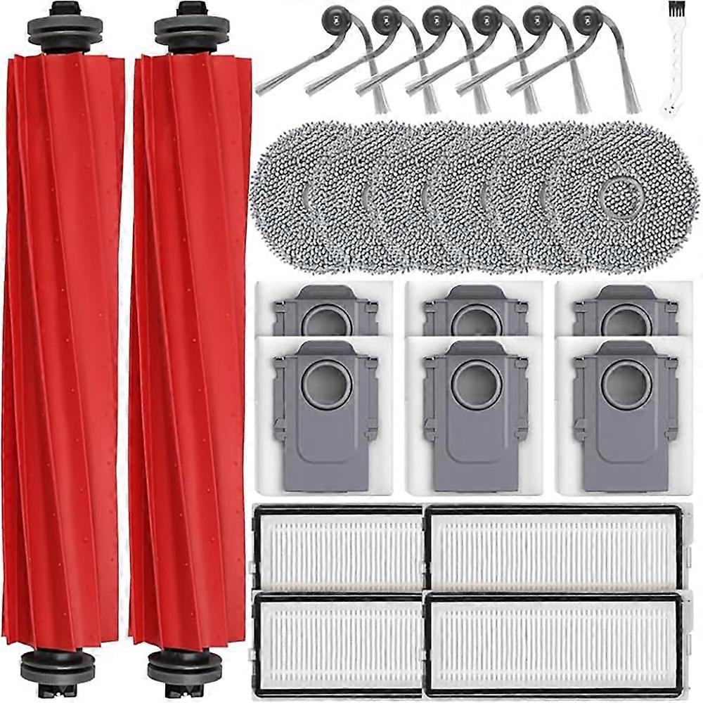 Replacement Parts for Roborock QV 35A / QV 35S / Qrevo L, 25Pcs Vacuum Cleaner Accessories Kit