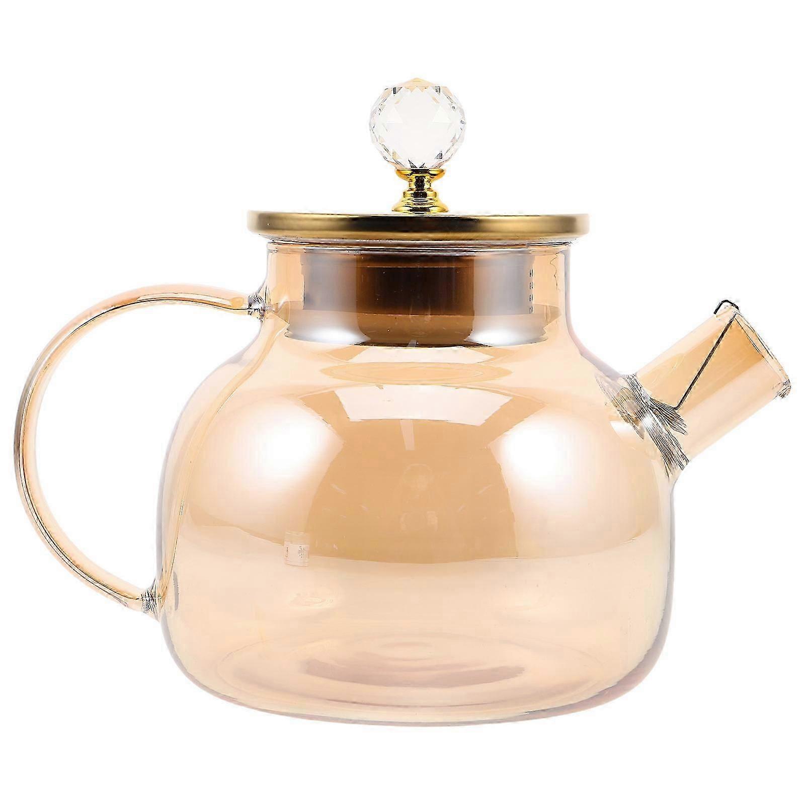 Cold Water Jug Glass Water Jug with Handle for Home Use 1L