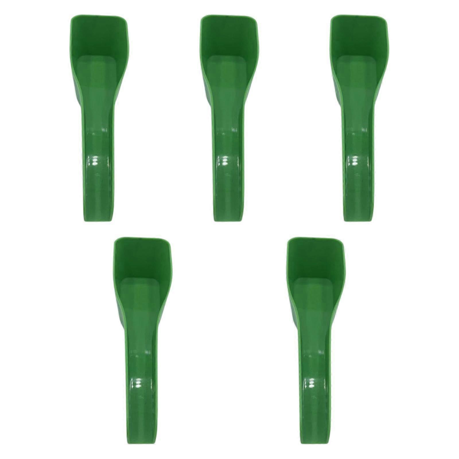 Bird Feeder Spoon Set for Parrots, Precision Feeding Funnel with Comfort Grip, Easy Clean, 5pcs