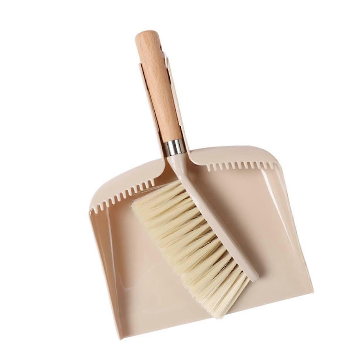 Mini Desk Broom and Dustpan Set for Office Table Cleaning, Small Brush Dust Mop