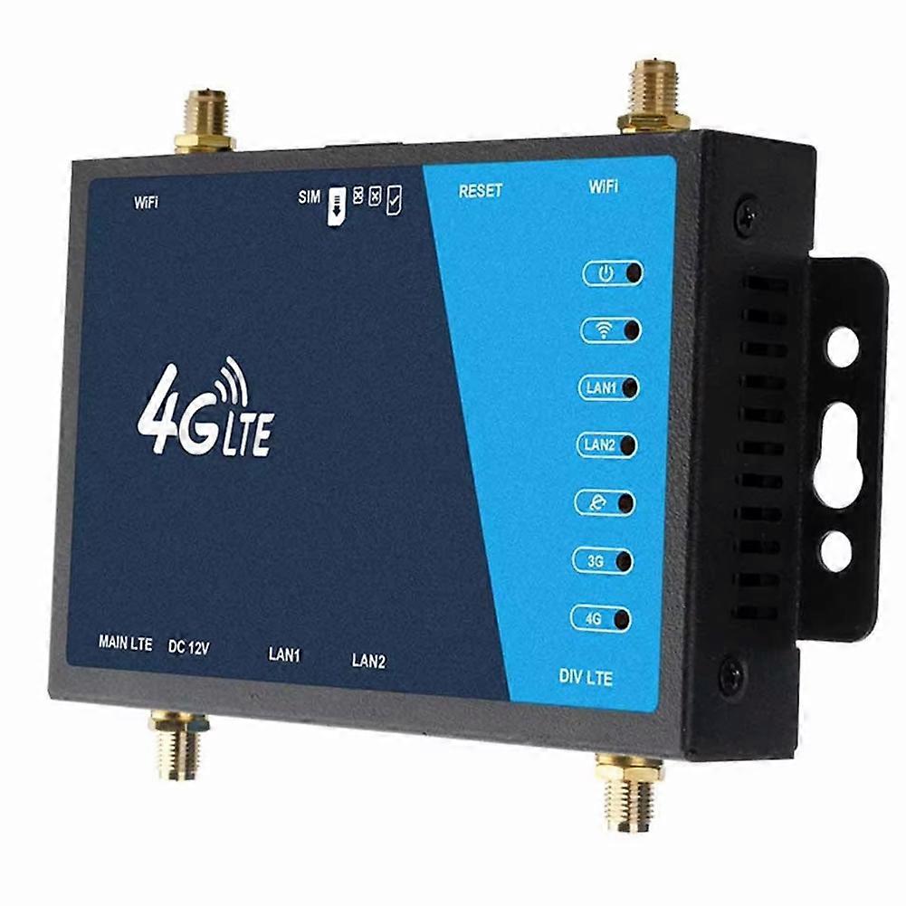 EU Version 4G Wireless Router 4G Broadband Wireless Router with SIM Card Slot Firewall Protection US Plug