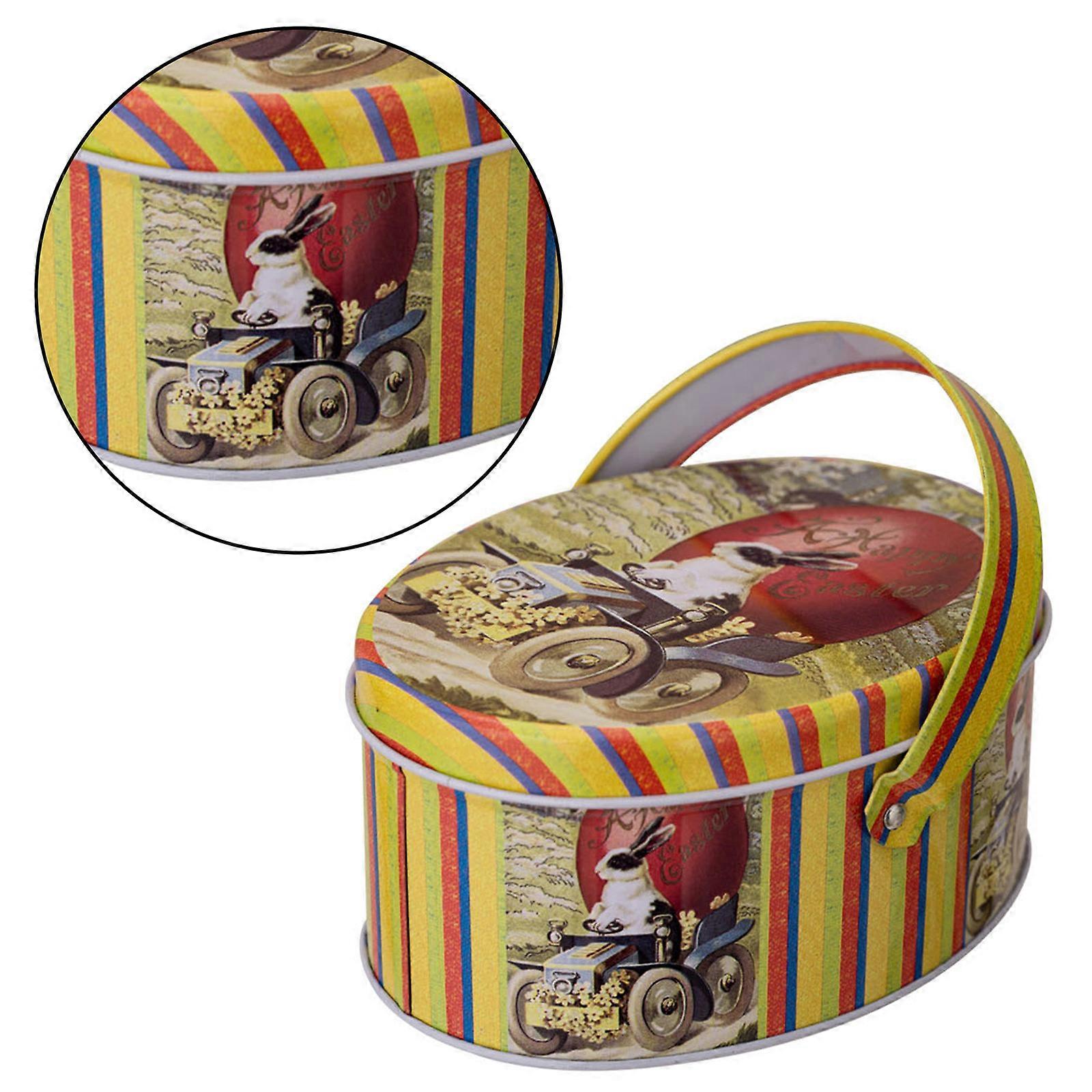 Elegant Easter Candy Box Gift Container Decorative and Functional Bag Easily Clean Suitable for DIY Decorating Storage Multicolor