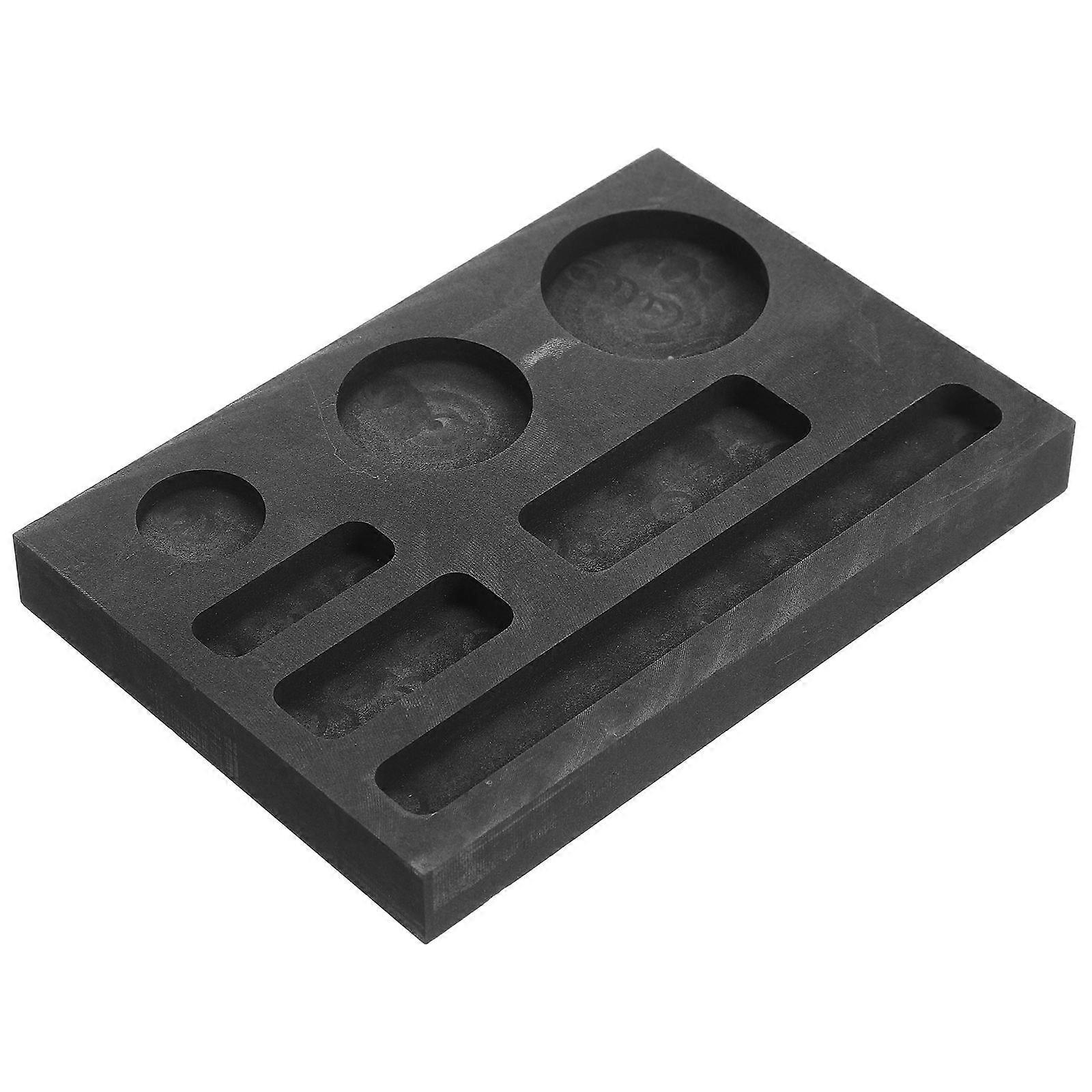 Graphite Casting Ingot Mold with 7-Slots for Metal Melting and Precision Casting