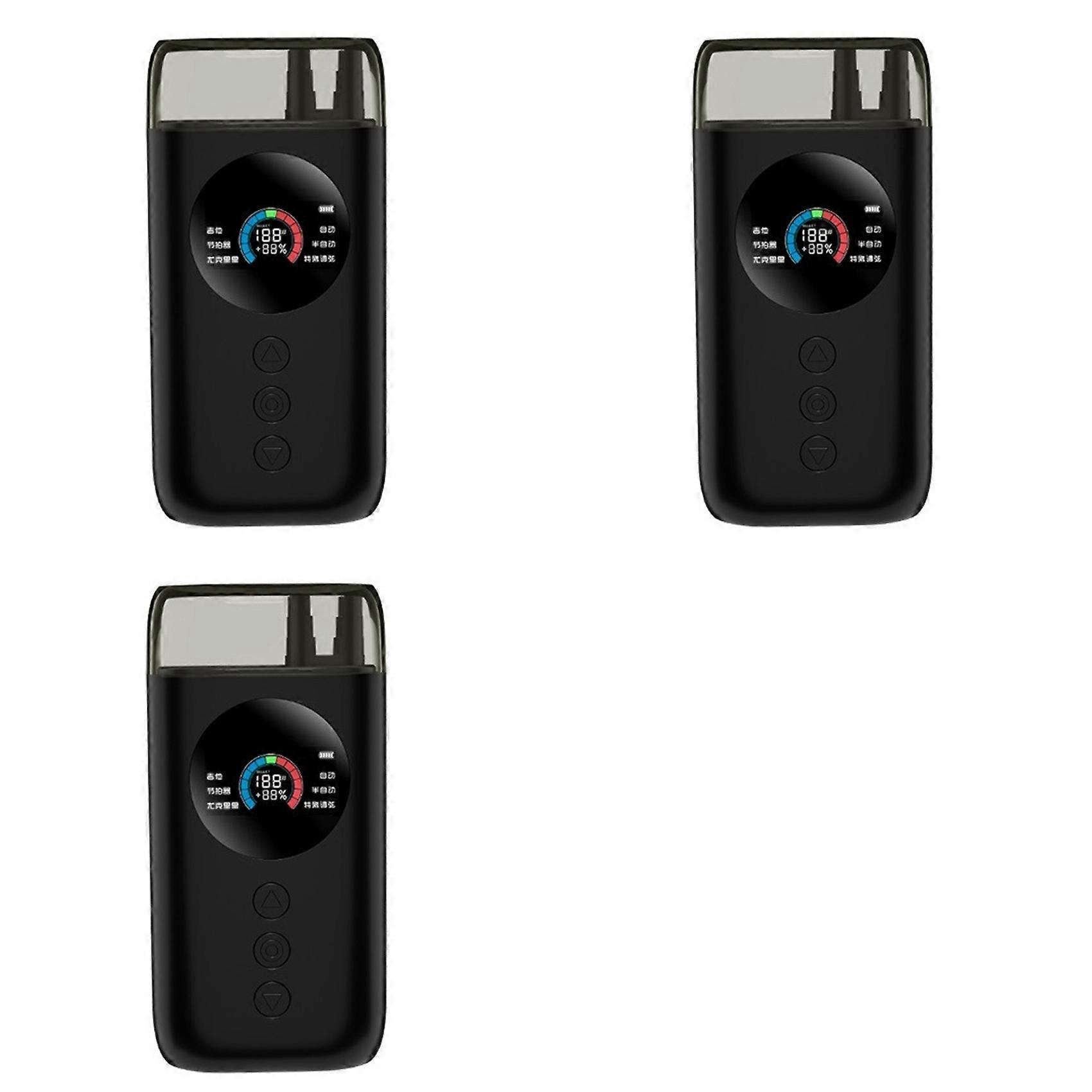 3X Smart Automatic Guitar Tuner, Full-Color LCD Screen - Metronome & String Winder - for Electric Guitars