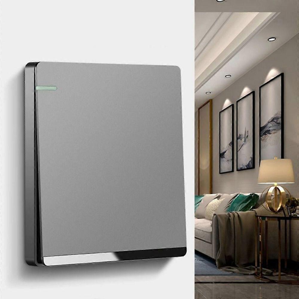 1Way Button Wall Light Switch Panel Home Accessories On / Off Push Buttons New 1/2/3/4 Gang