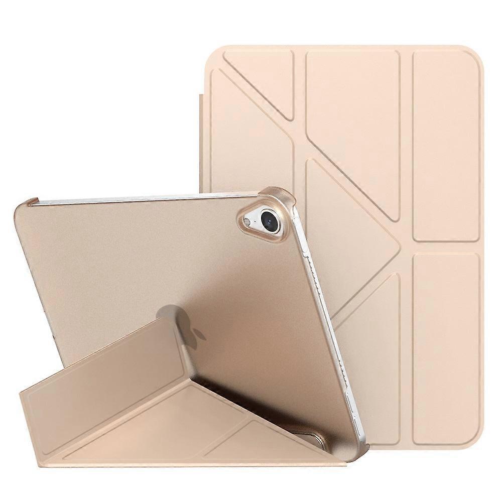 Case For Ipad 10 2022 10.9" Multi-fold Pc Hard Shell Gold Hard Transformers Hard