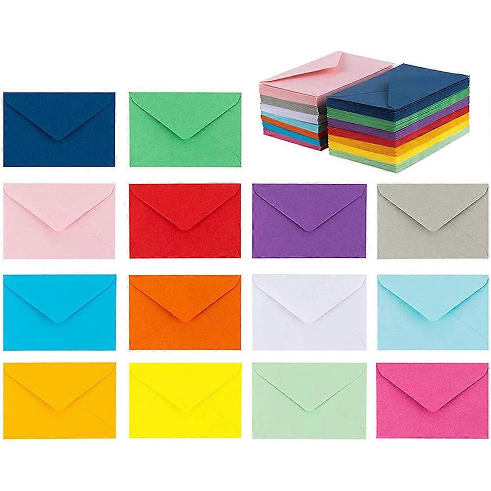 Colorful Paperboard Envelopes for Storage Use Simple Style Privacy Protection Assorted Color Portable Small Size