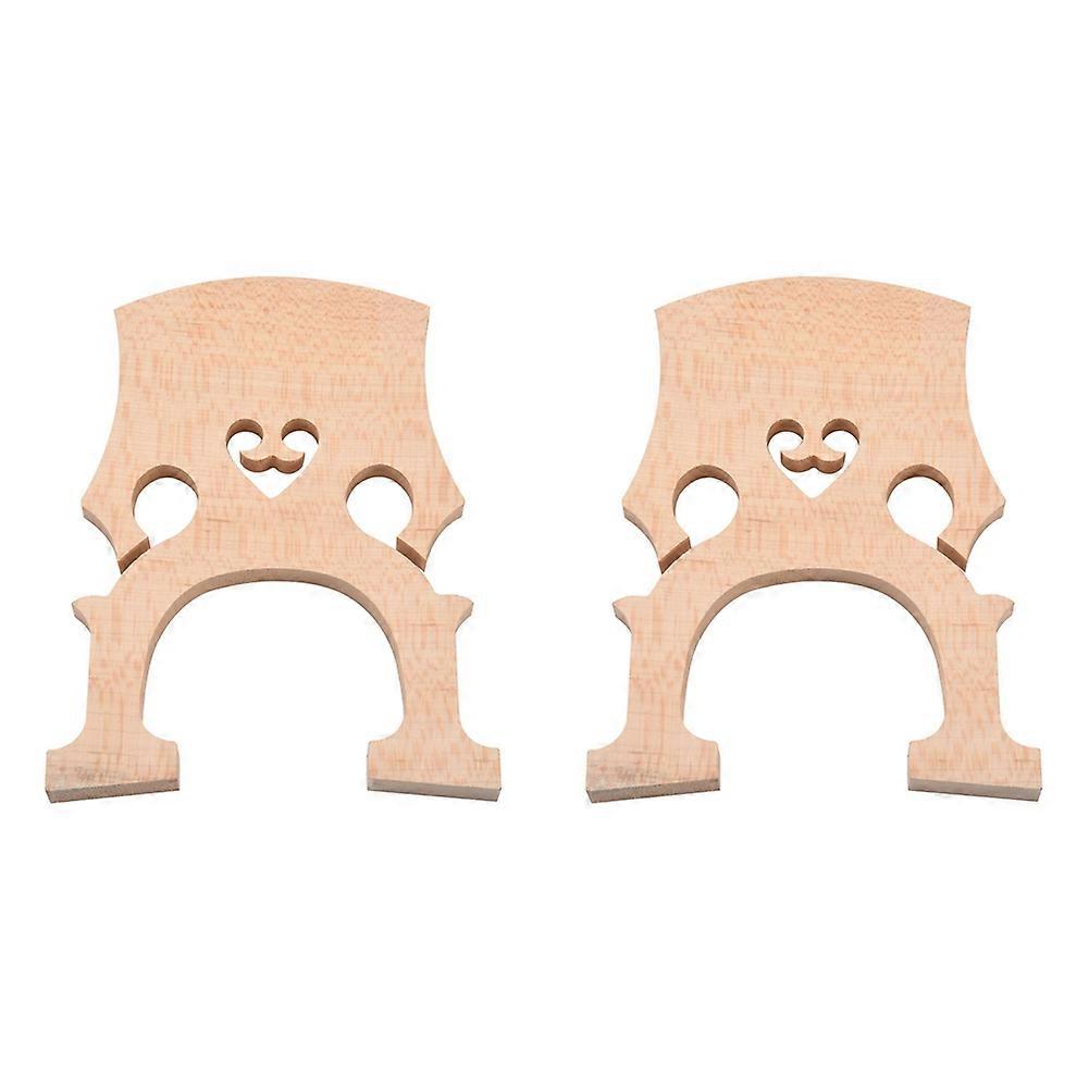 2X Professional Cello Bridge for 4/4 Size Cello Exquisite Maple Material
