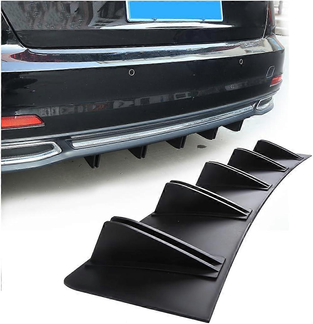 Car Rear Bumper Diffuser Lip Spoiler for BYD E3 ABS Shark Fin Wing Aerodynamic Protection Black