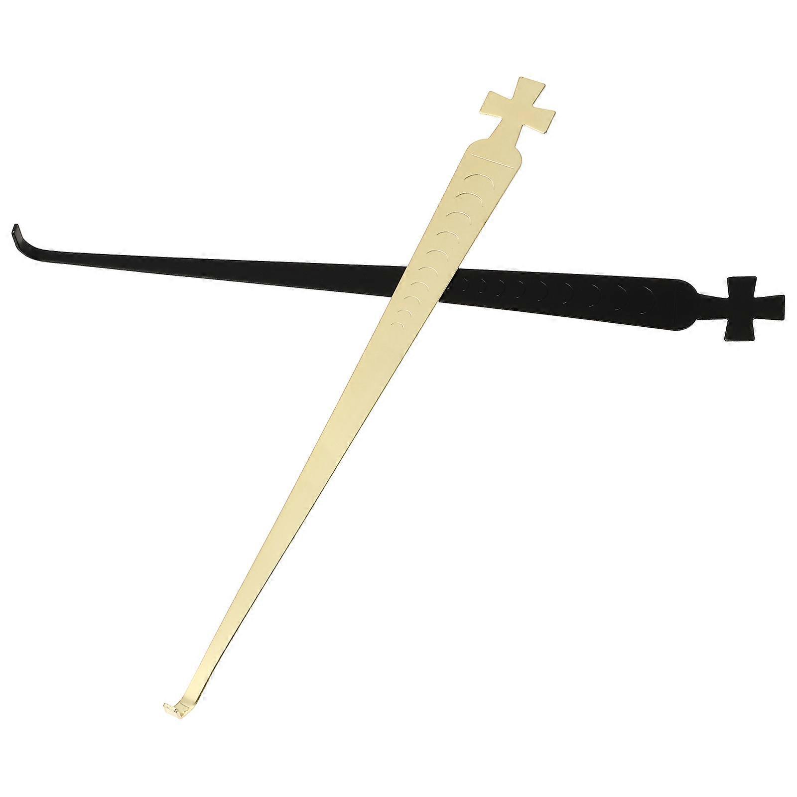 Metal Wick Dipper Long Handle Practical Design Candle Wick Trimming Assorted Color 2Pcs