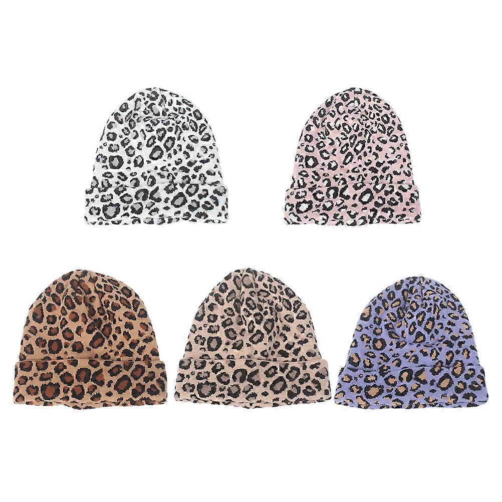 Warm Beanie Hat White Wool Knitted Hat for Winter