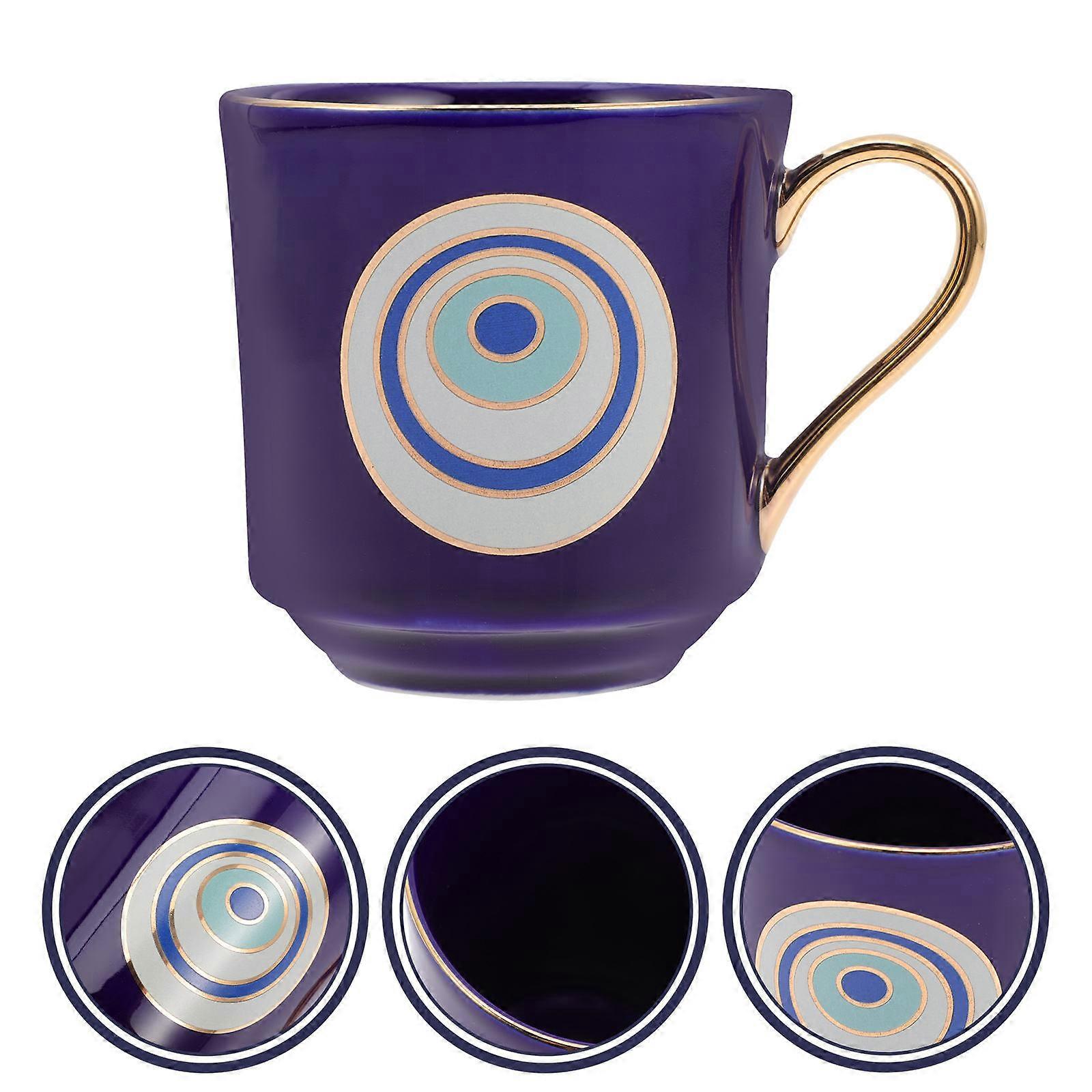 Hand Painted Ceramic Eye Cup for Drinking Coffee Mug