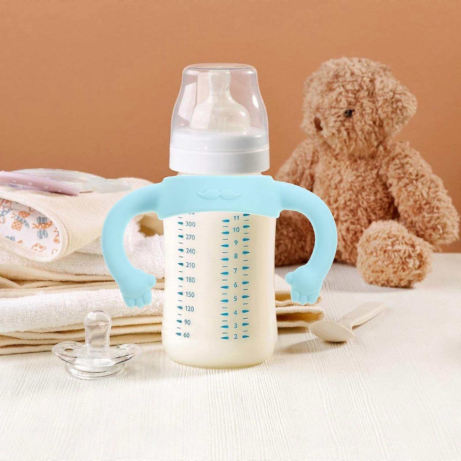 Silicone Infant Bottle Handle for Baby Feeding Bottles Function 2Pcs