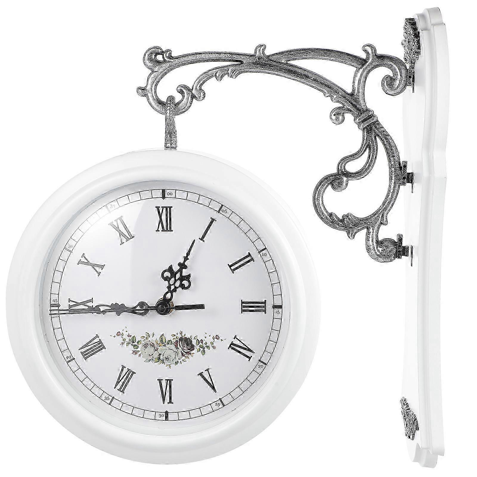 2025 Double Sided Wall Clock Double Sided Hanging Clock Double Sided Rotation Clock
