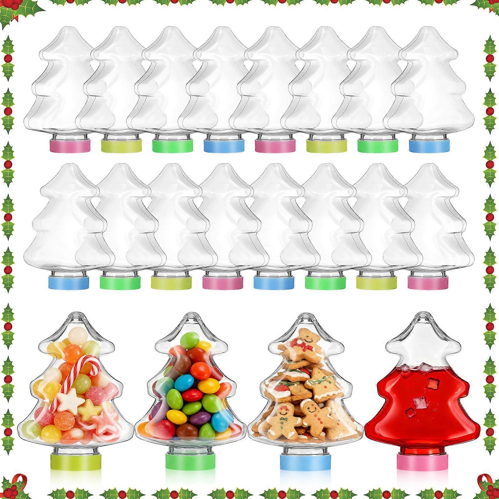 Christmas Candy Box Plastic Storage Organizer for 25Pcs Candy Containers