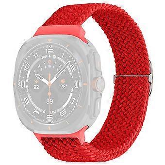 Für Samsung Galaxy Watch Ultra 47mm geflochtenes Uhrenarmband Verstellbares Nylon-Ersatzarmband
