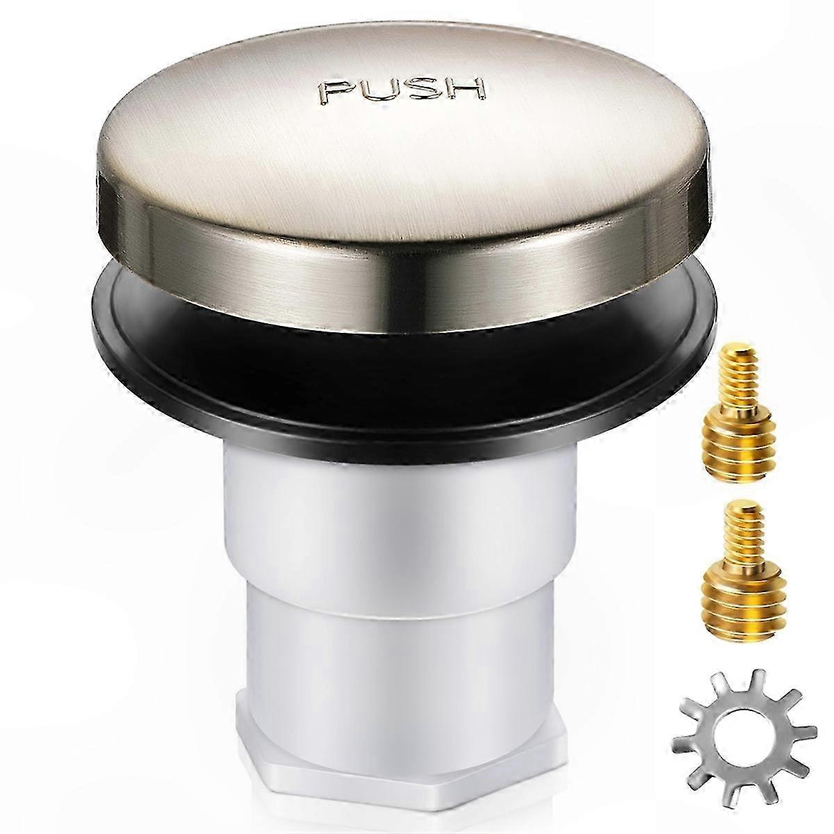 Universal Bathtub Drain Stopper with Tip Toe Shower Functionality
