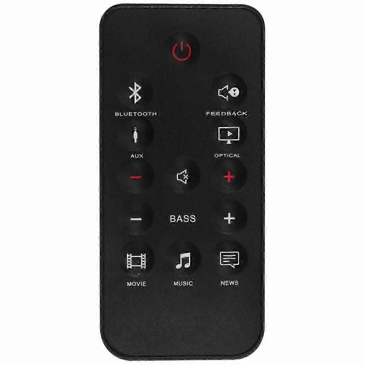Wireless Remote for Soundbar o System Player Controller