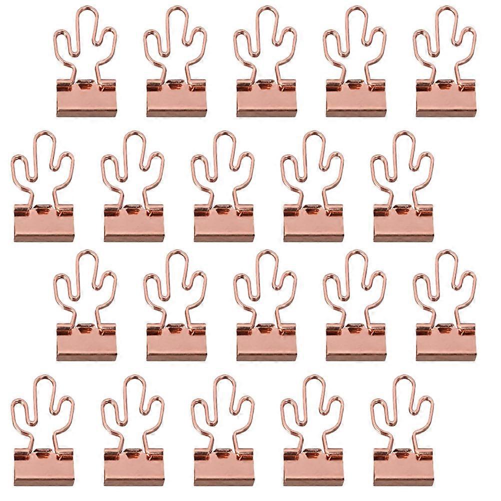 Assorted Color Metal Binder Clips for Office File Use 40Pcs Practical Clips