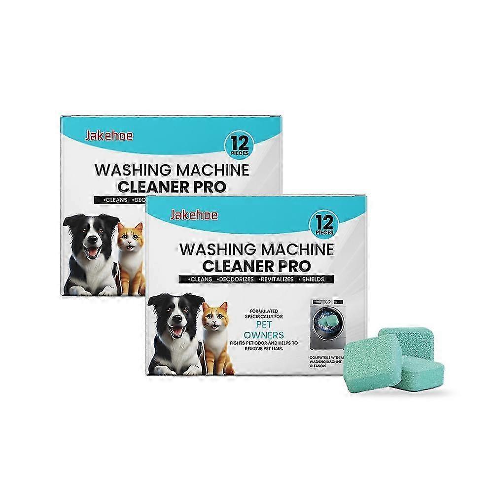 Washing Machine Cleaner Tablets for Odor Removal and Deep Drum Cleaning, 12 Pack