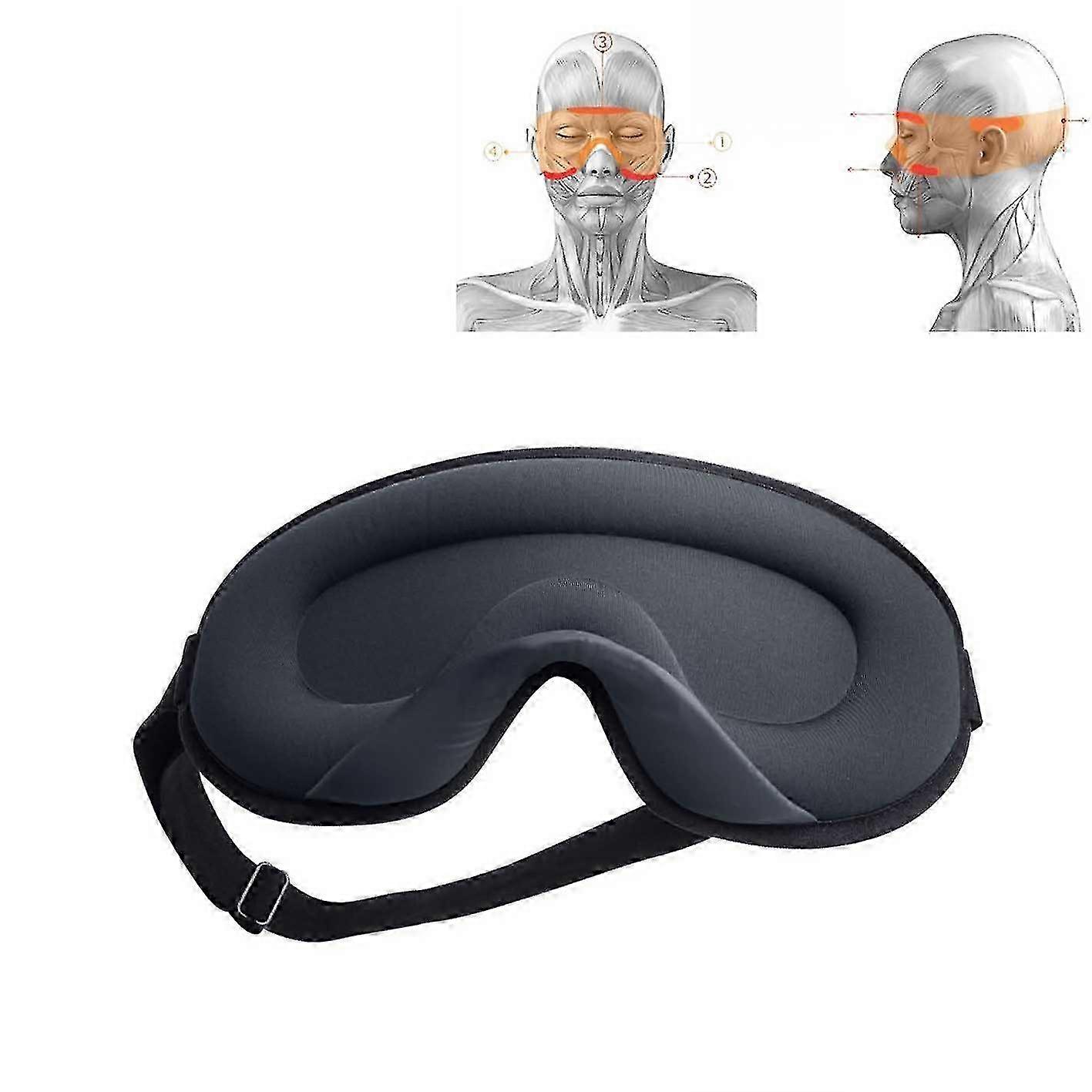 Sleep mask, unisex 3D microgravity eye mask with light blocking.