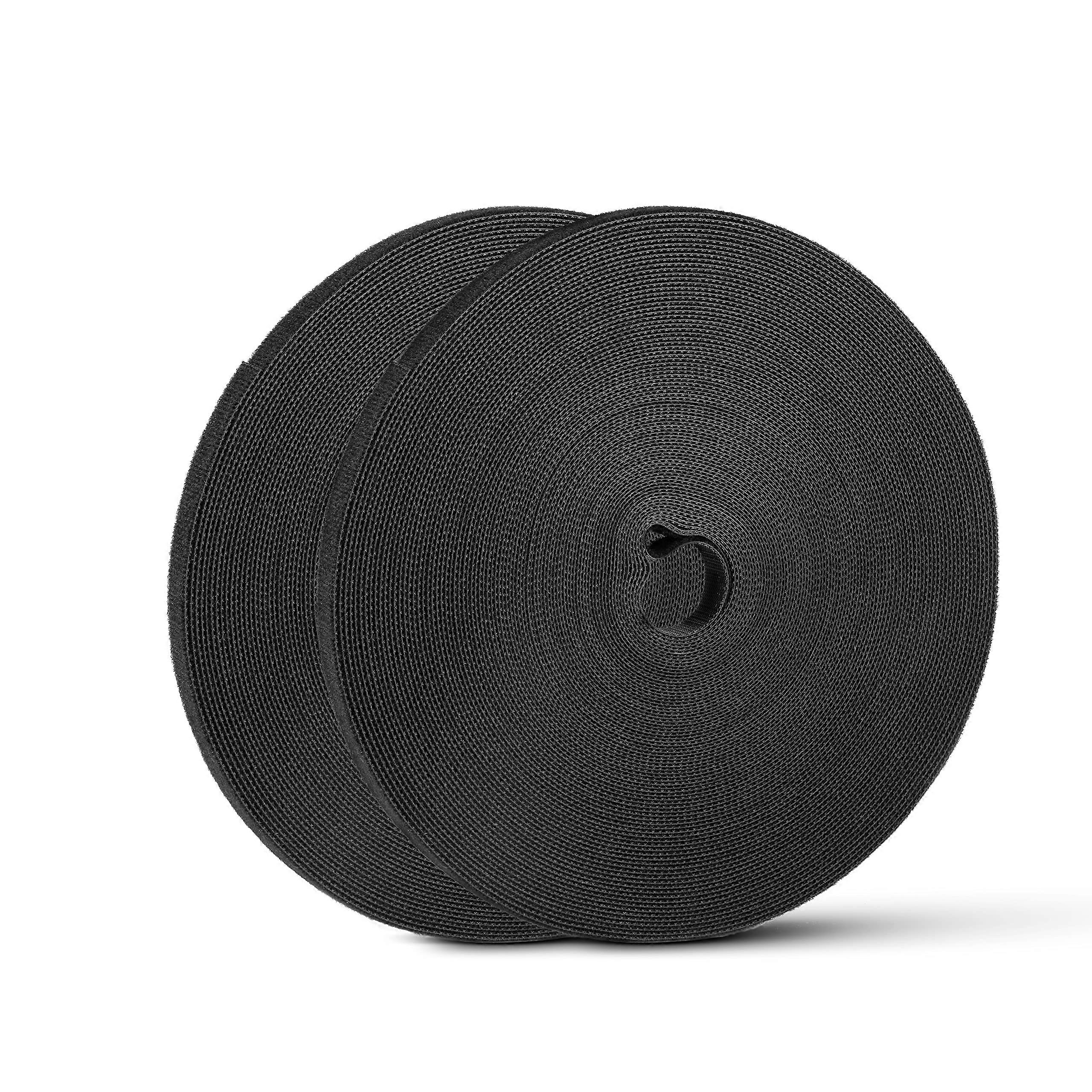 Reusable Cable Ties 54Yd x 1/2in Hook and Loop Adjustable Cord Straps CuttoLength Cable Organizer