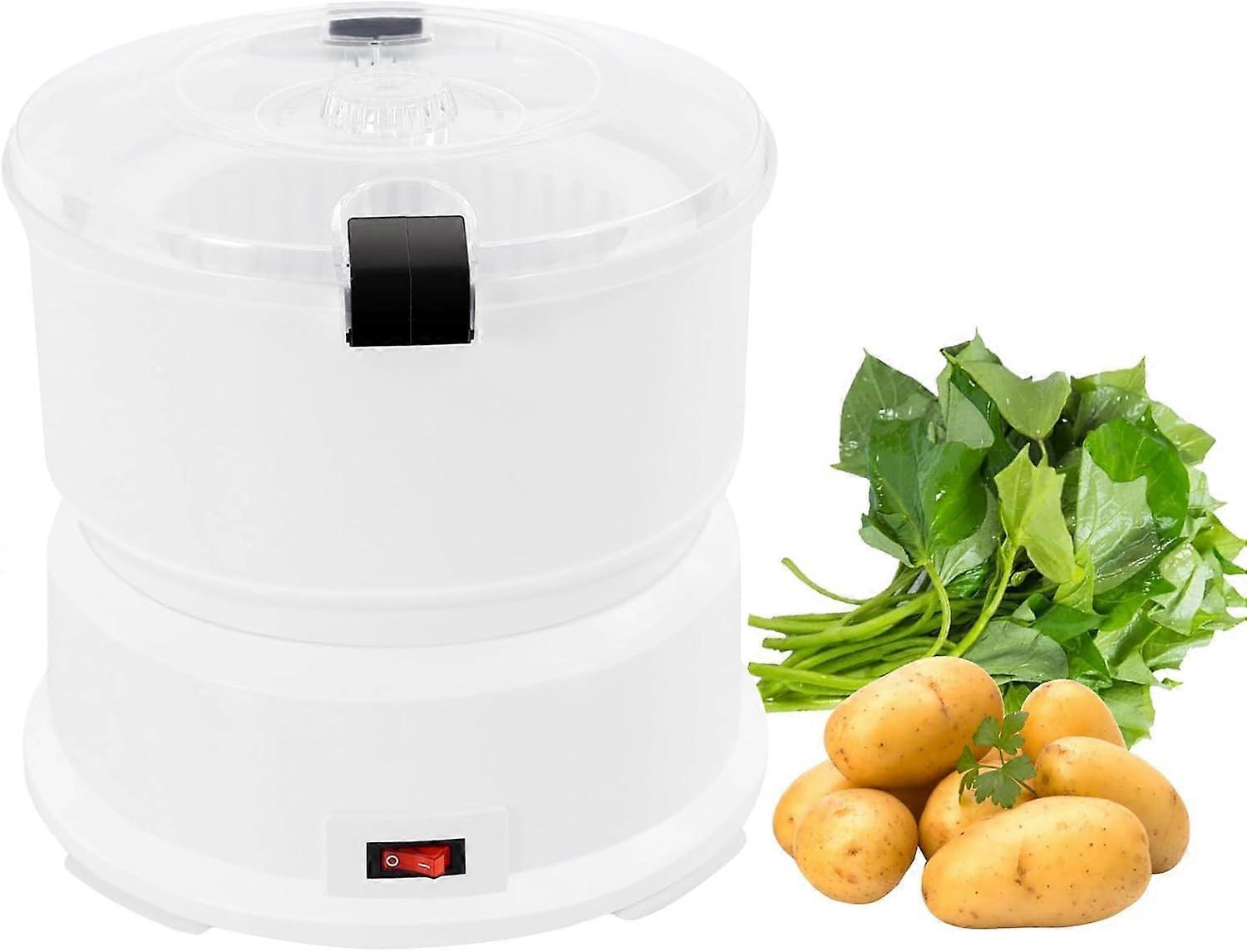 Electric Potato Peeler 2in1 Automatic Vegetable Peeler with Dewatering Function, 85W Kitchen Tool