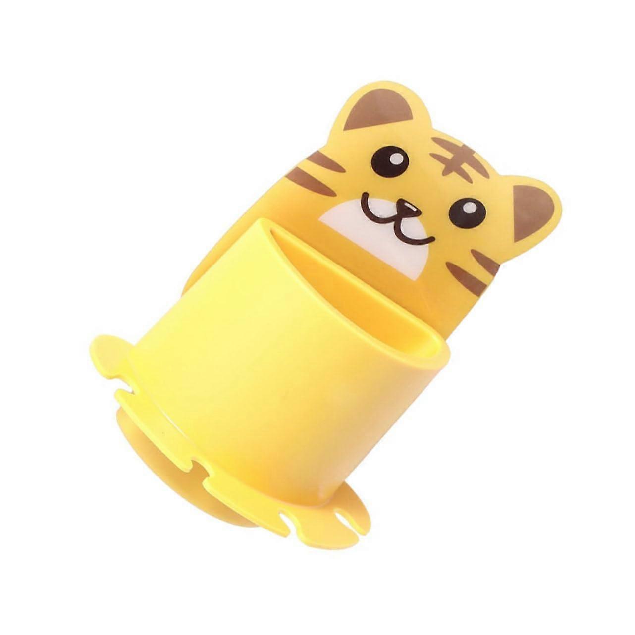 Wall Mounted Toothbrush Holder Bathroom Organizer with Easy NoDrill Install and MultiFunction Storage