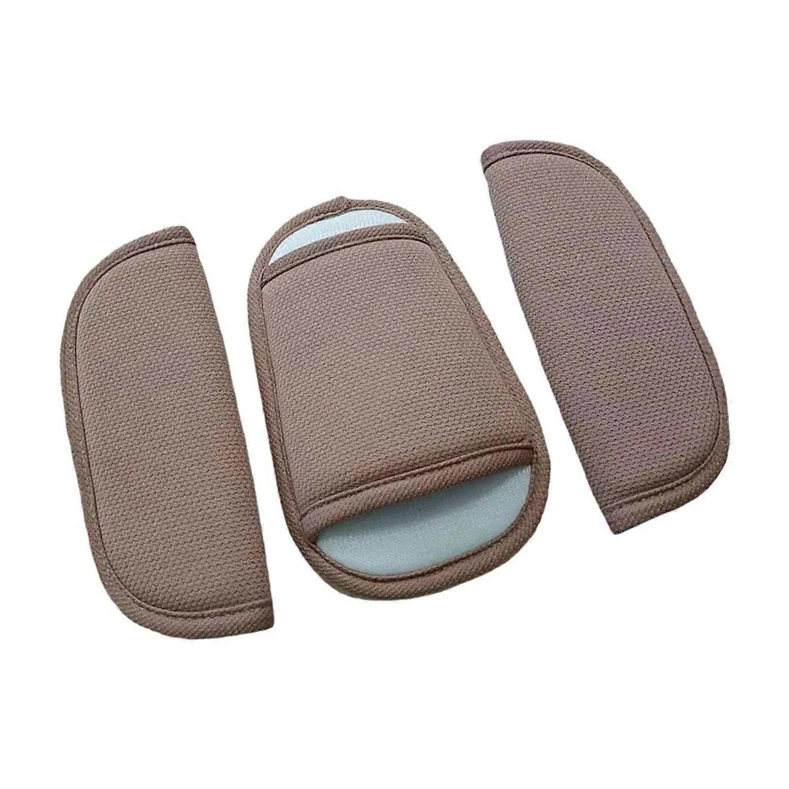 Baby Stroller Seat Belt Cushion Set - Soft Shoulder Protectors For Pram,