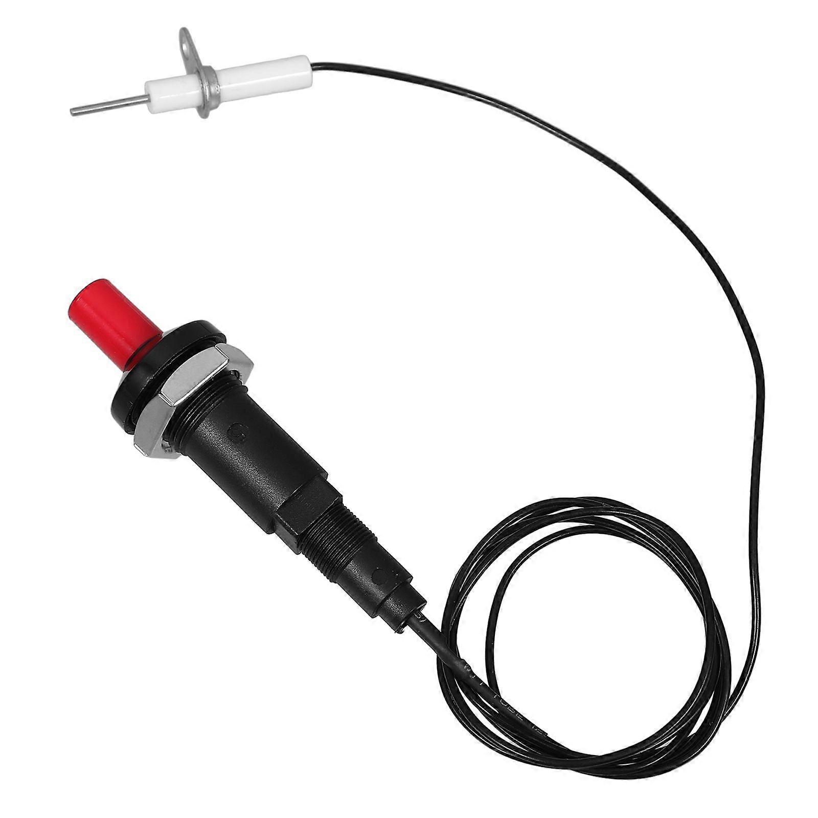 Spark Ignition Set Push Button Gas Outlet Igniter for Gas Fireplace Oven Kitchen Igniter