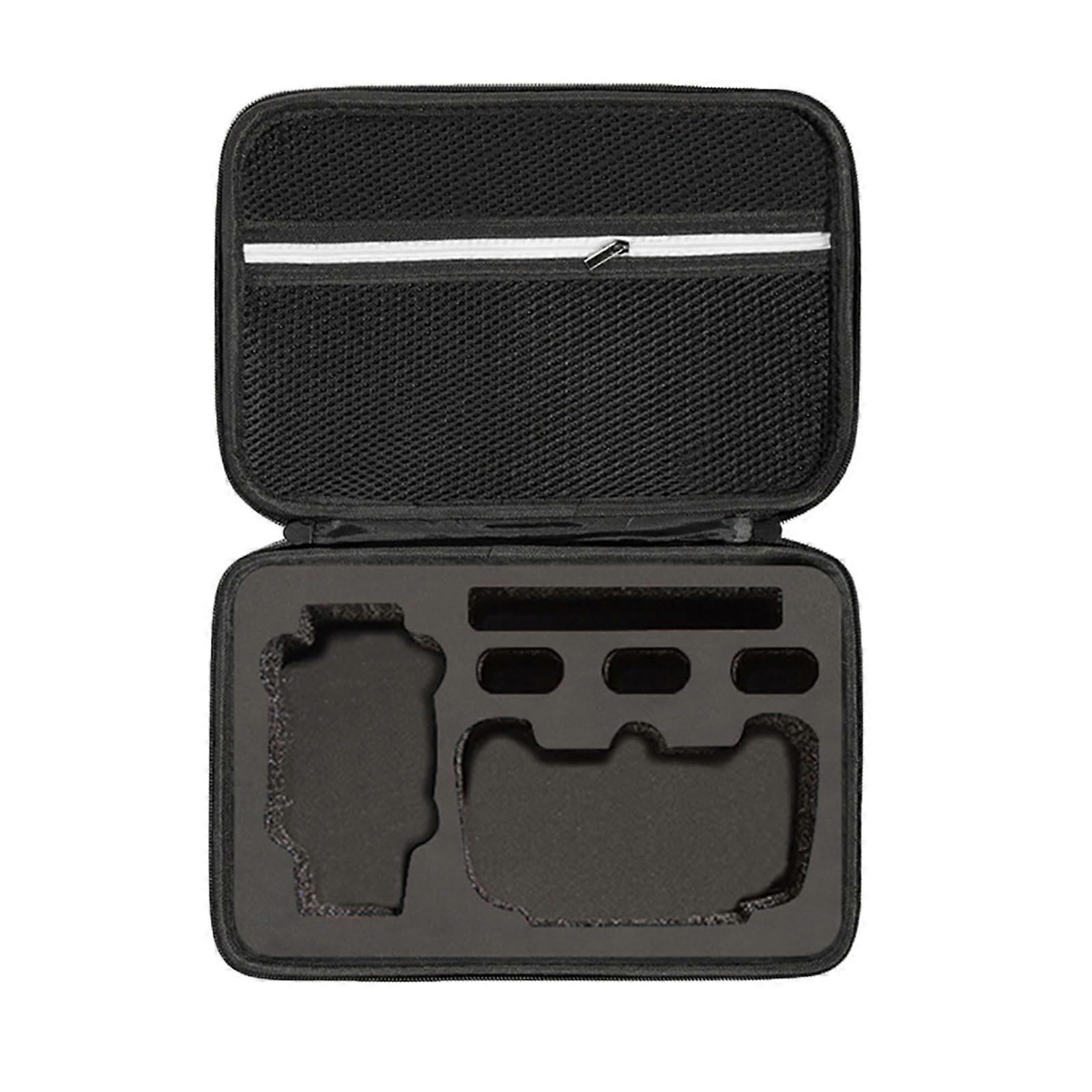 Waterproof Hard Shell Drone Carrying Case with Shockproof Foam for 3 Drones and Accessories Black