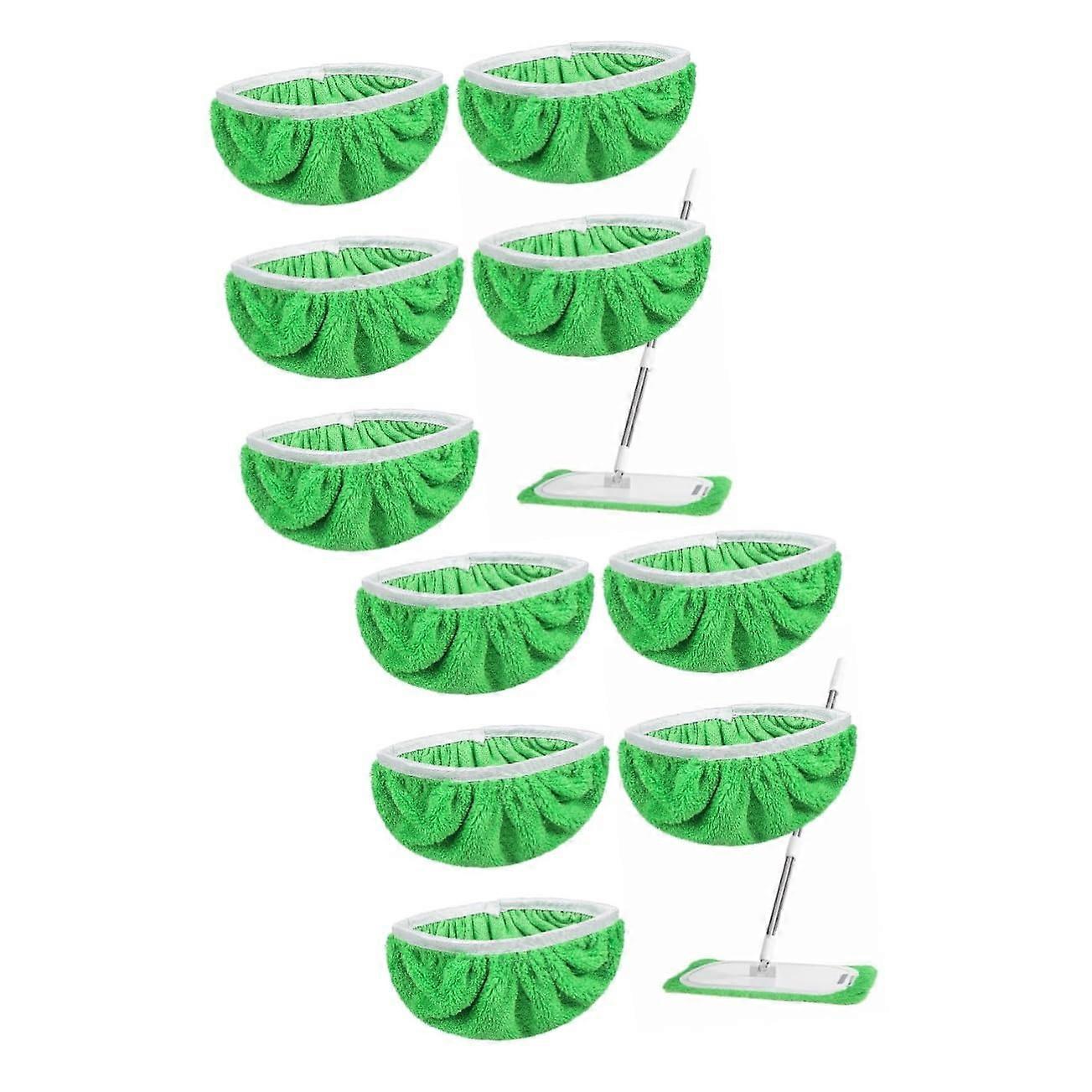 Mop Pads Replacement 12pcs Washable Microfiber Refills for Hardwood Floors with Wide Compatibility