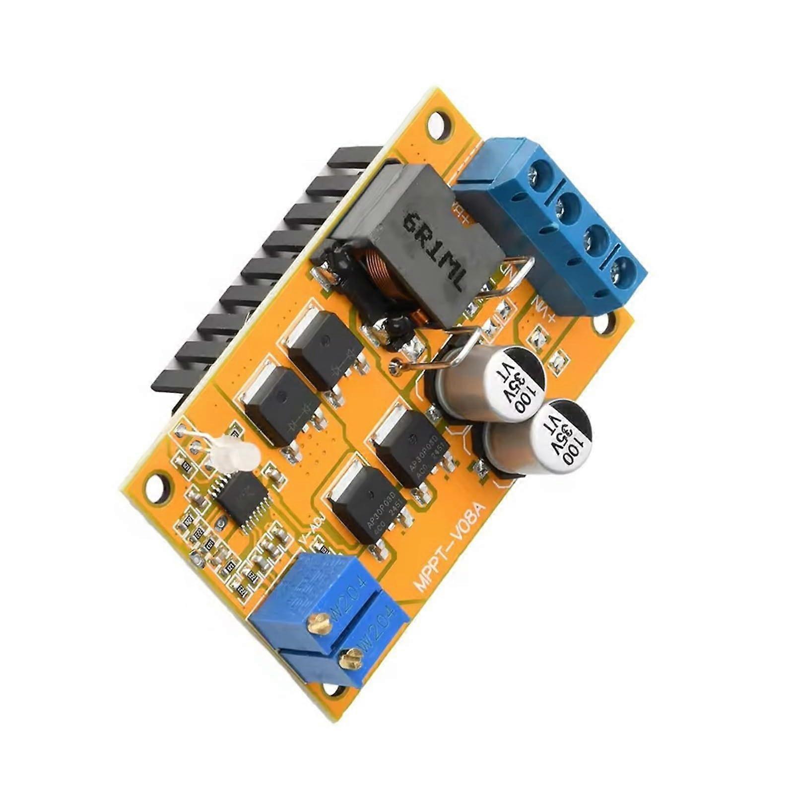 MPPT Solar Charge Controller 100W 5A with Automatic Voltage Adjustment for 9V24V Solar Panels