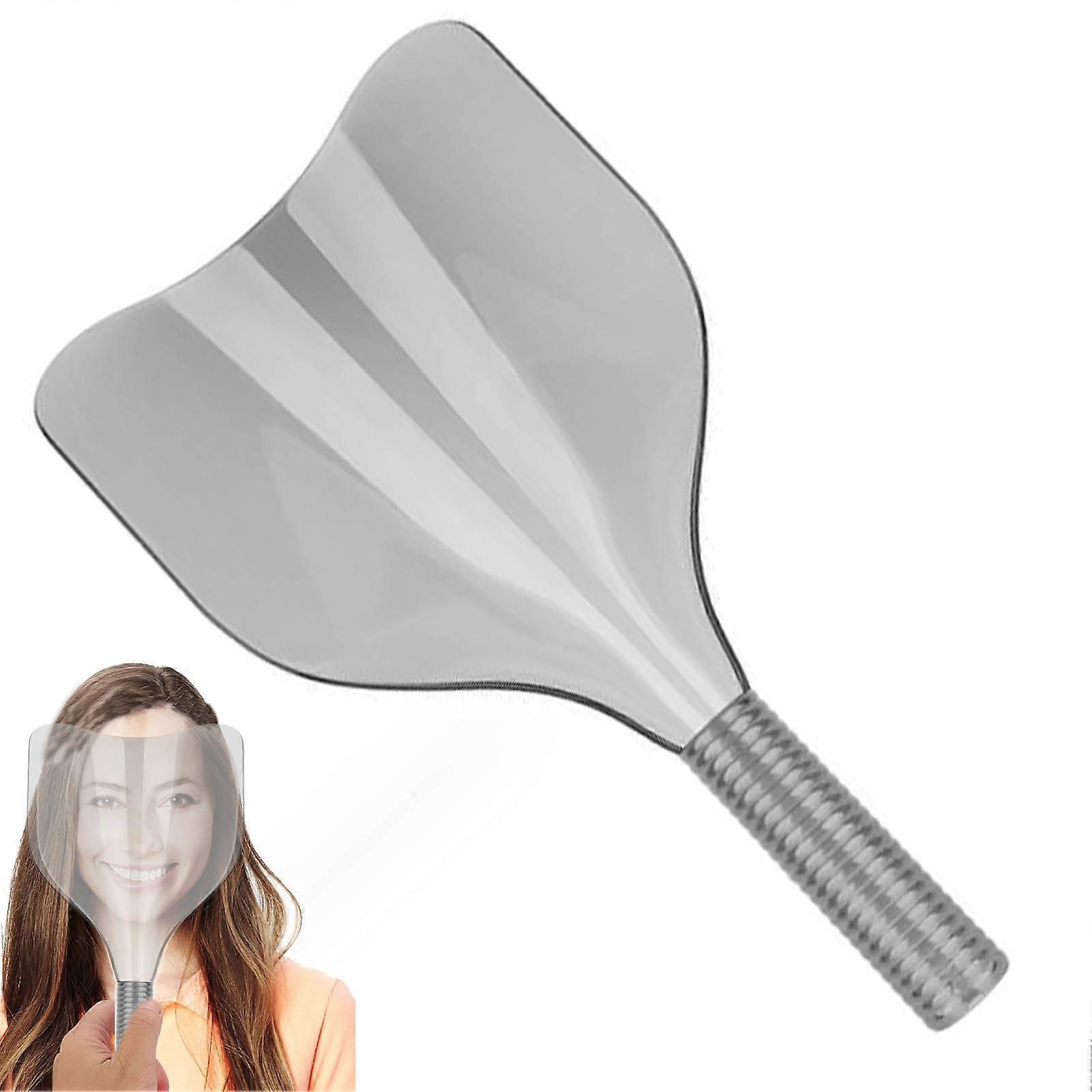 Face Shield for Hairdressing with Handle, Transparent Adjustable Salon Protector for Makeup and Styling