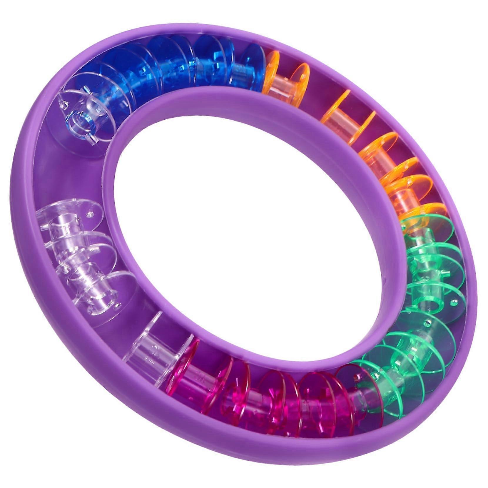 Sewing Bobbin Case Organizer with Clear EasyLoad Layout and Secure Locking Lid for Embroidery Threads