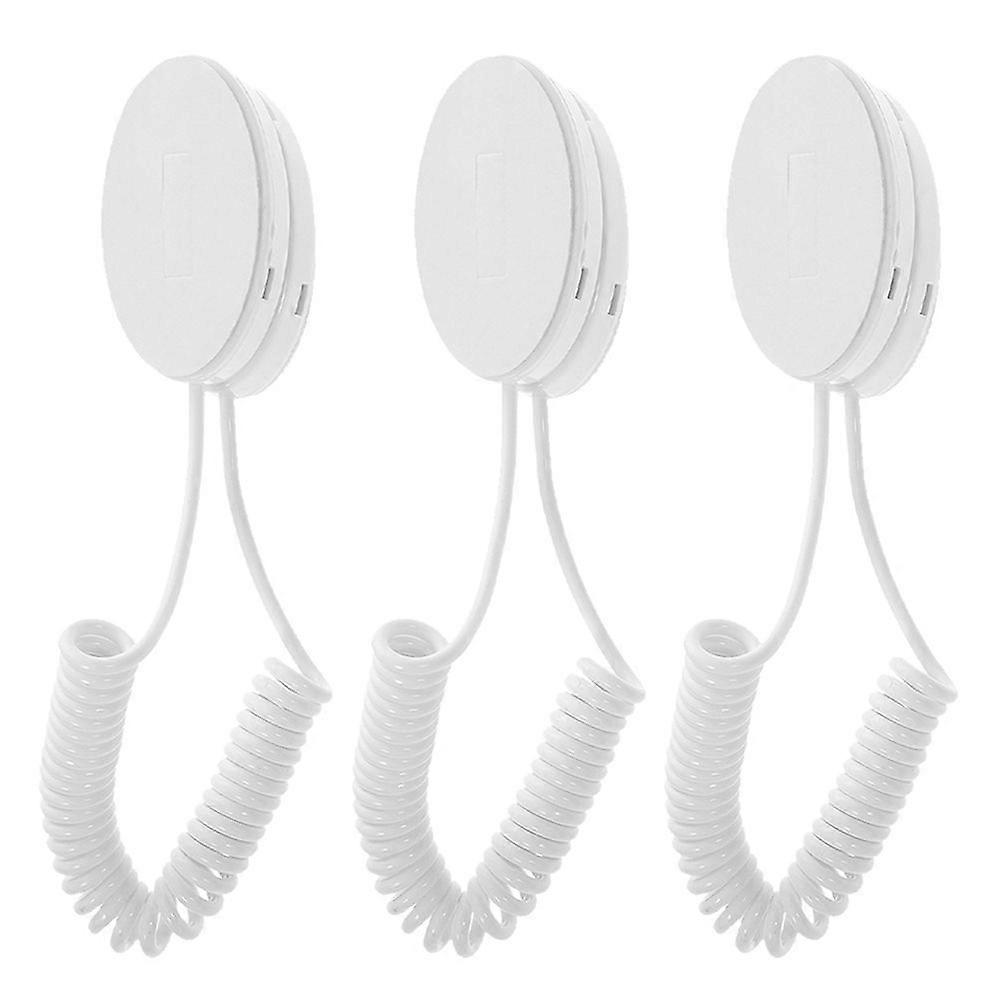 3 pcs Remote Control Retractable Cable with Adhesive Hook Remote Control Tether for Tablets