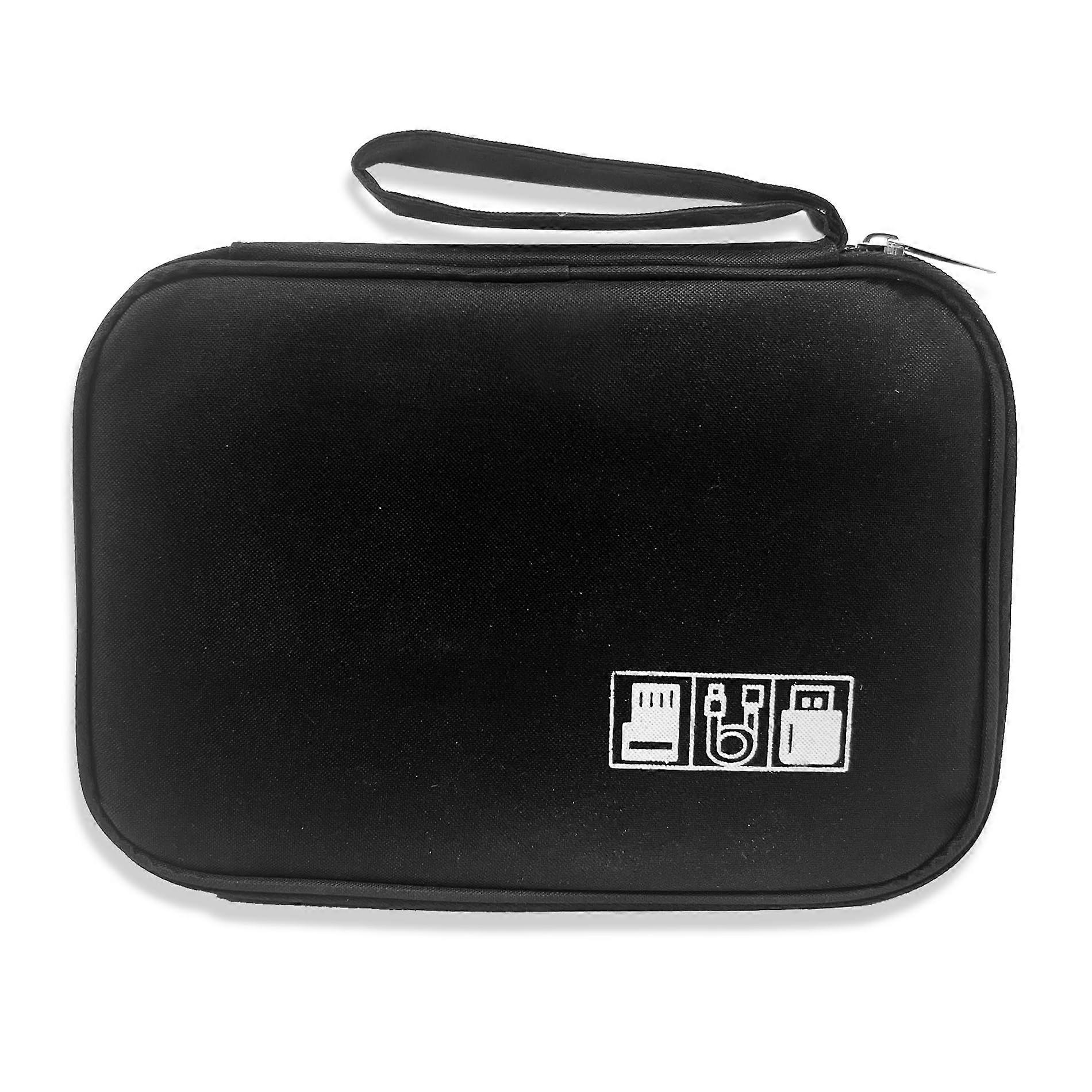 Electronics Organizer Bag with MultiCompartment, Waterproof Travel Cable Case for Chargers USB SD