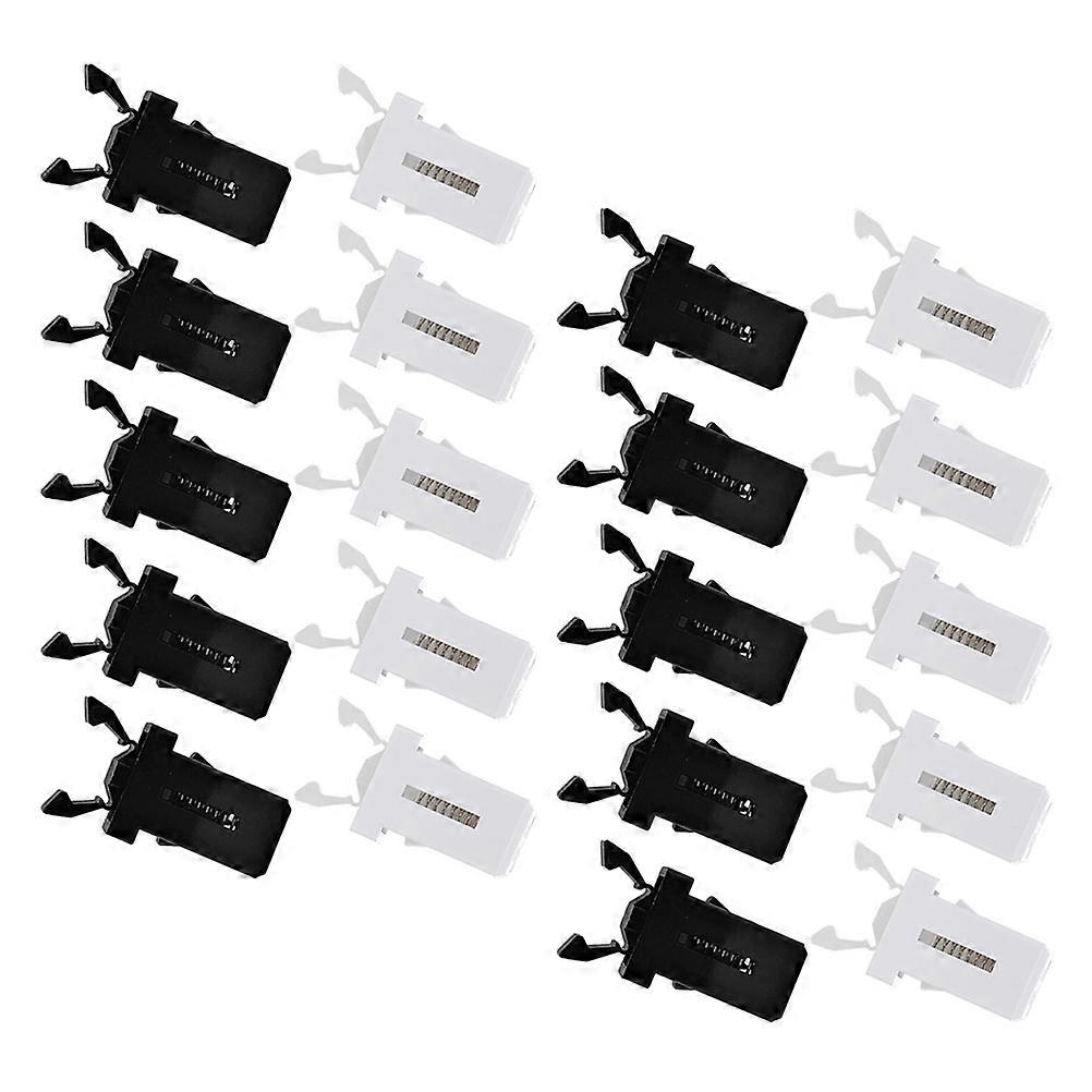 Garbage Can Lock Replacement 100Pcs For Trash Can Repairing Tool Plastic Waste Bin Latch Assorted Color