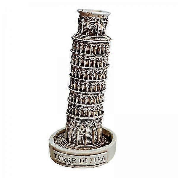Handcrafted Leaning Tower of Pisa Miniature Decor