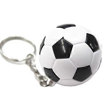 Football Keychain World Cup Theme Black Team Mini Soccer Ball Durable Sports Accessory